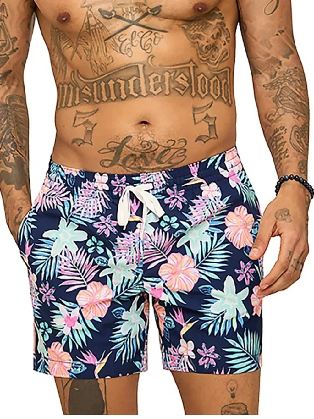 NWT Chubbies Men's The Tropic Like It's Hots Classic Swim Trunks 5.5In Sz M